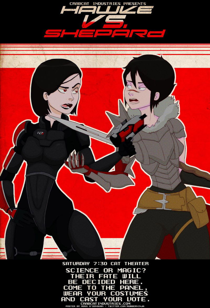Illustration for article titled The Best Mass Effect 2 Cosplay Meets The Best Dragon Age II Cosplay